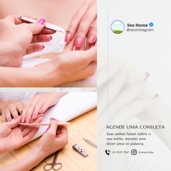 Pack Cana 26 Artes Manicure - Crie Campanhas Virais com Facilidade