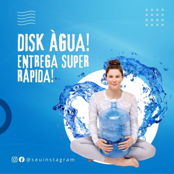 marketing digital, canva, distribuidor de água, vendas, viral